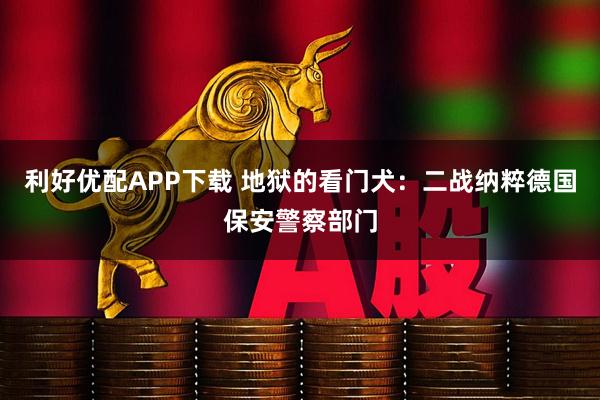 利好优配APP下载 地狱的看门犬：二战纳粹德国保安警察部门